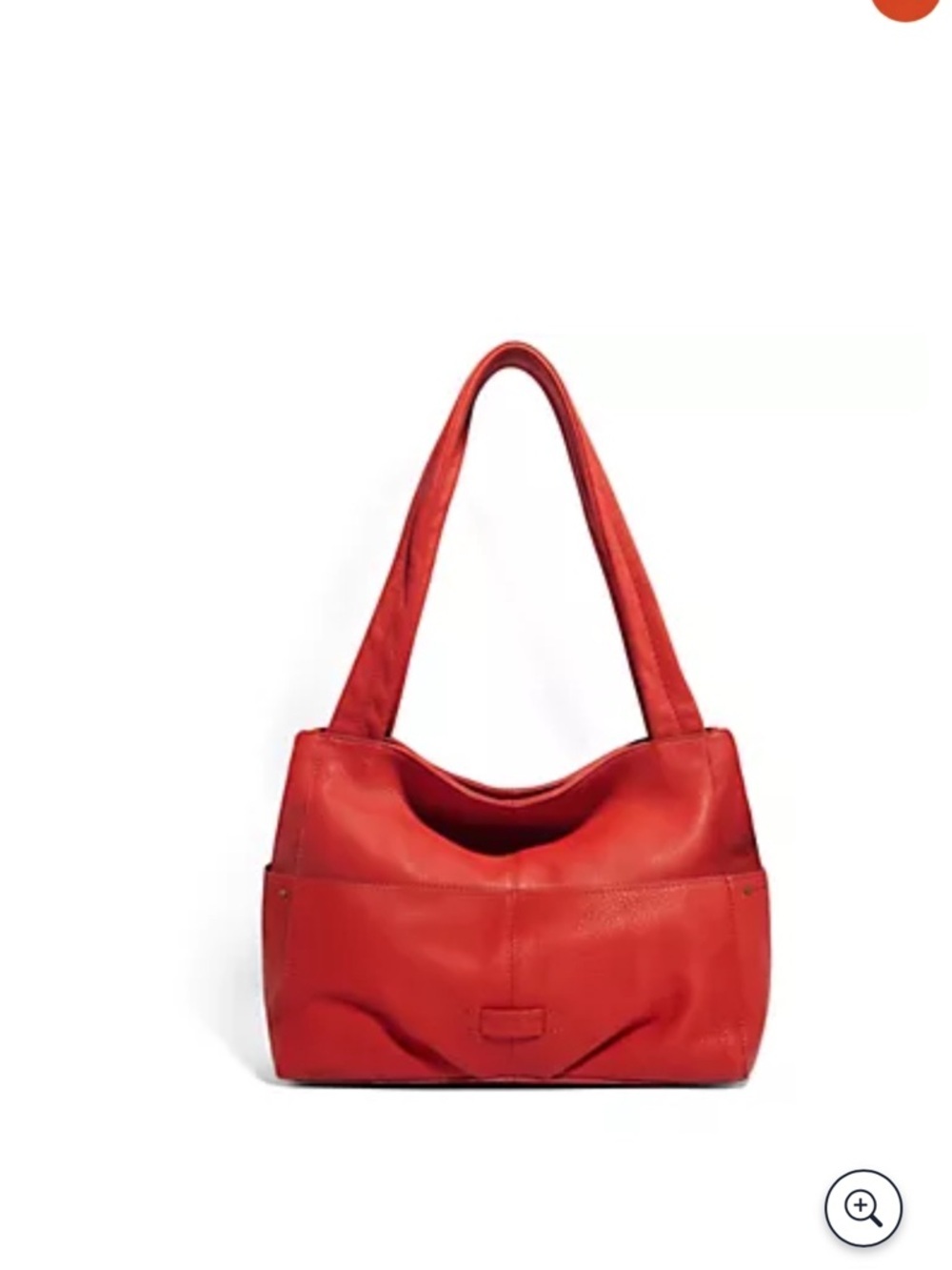 American Leather Co, Virginia Tote Red/Orange Soft Calf Leather